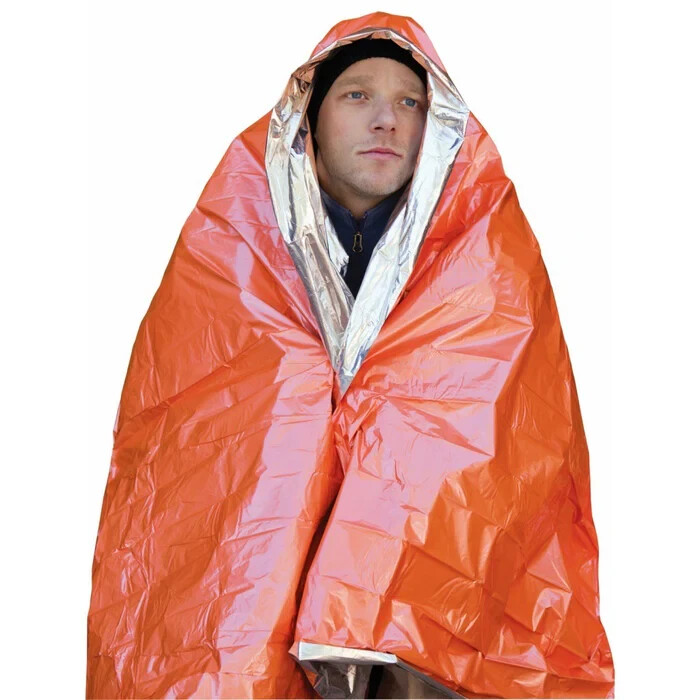 10 Pack SOL Heat Sheet Survival Thermal Emergency Blanket 1 Person Quiet Warm
