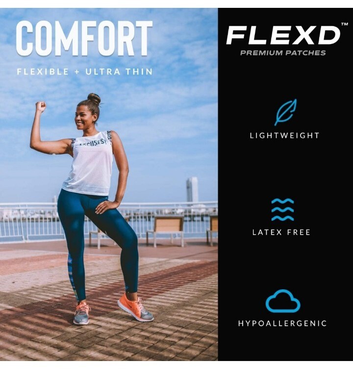 Flexd – Libre Adhesive Patches (25-Pack) Waterproof Patch, Cgm Protection Tap