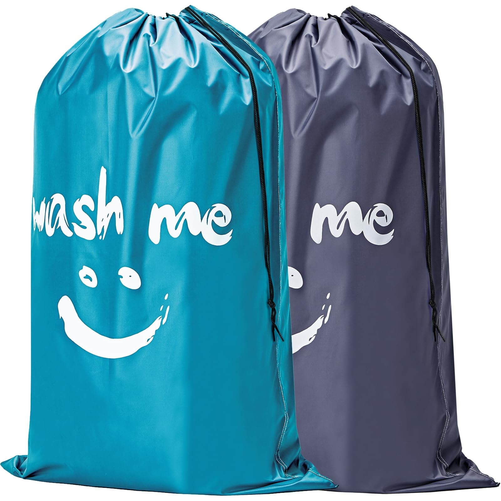 HOMEST 2 Pack XL Wash Me Travel Ⅰ- Me, (Ⅰ-Wash me)Gray & Sky Blue