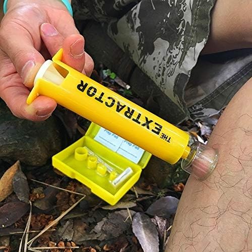 2026 Snake Bite Kit Bee Sting Kit Venom Extractor Suction Pump Outdoor First Aid