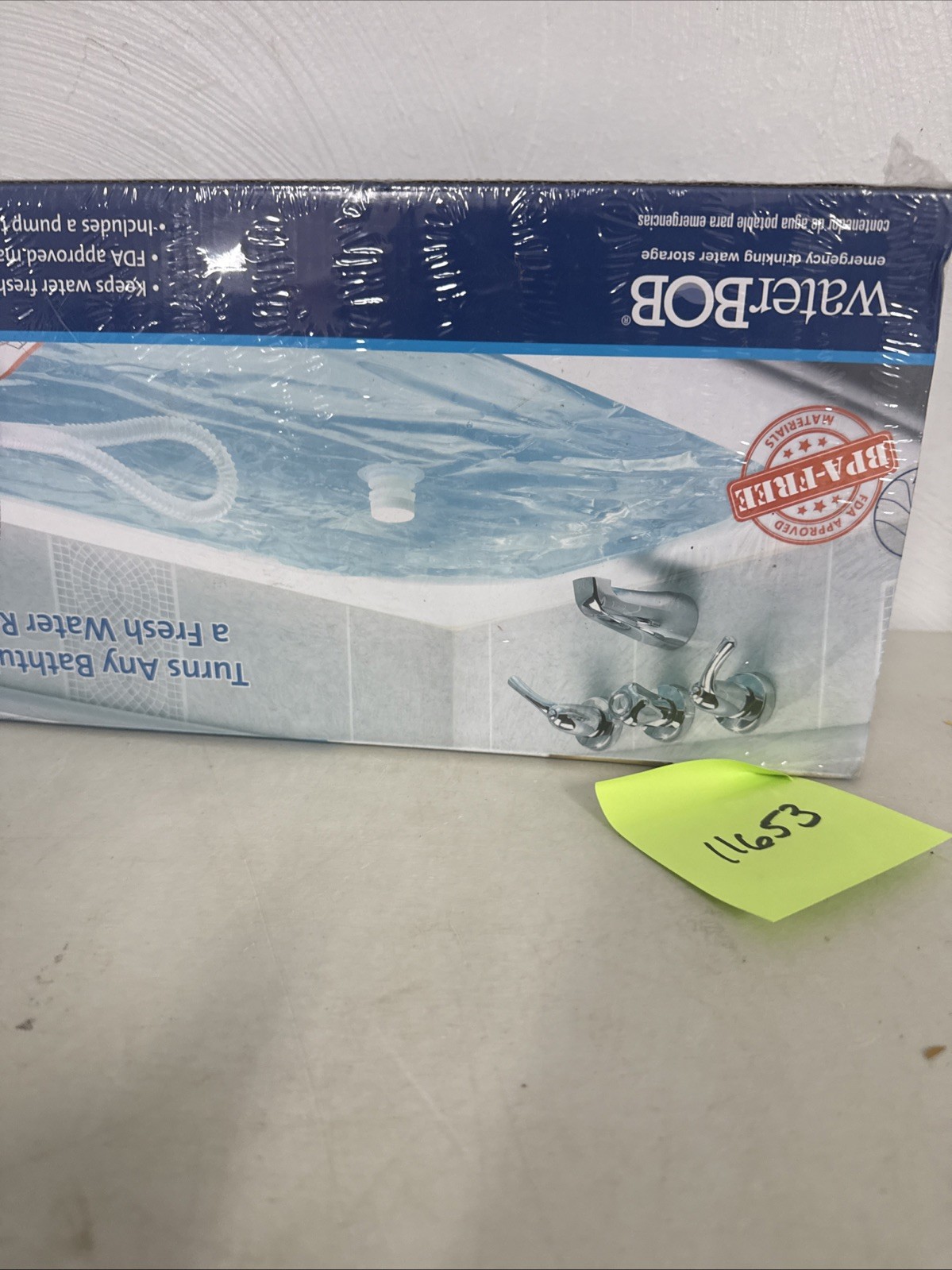 Water BOB Survival Emergency Drinking Fresh Water Storage 100-Gallons Kit-Sealed