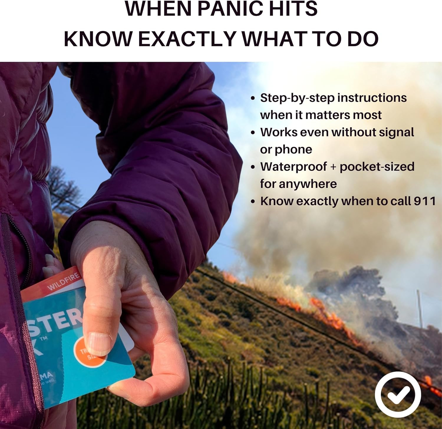 Emergency Survival Guide Waterproof Pocket Disaster Preparedness Tool
