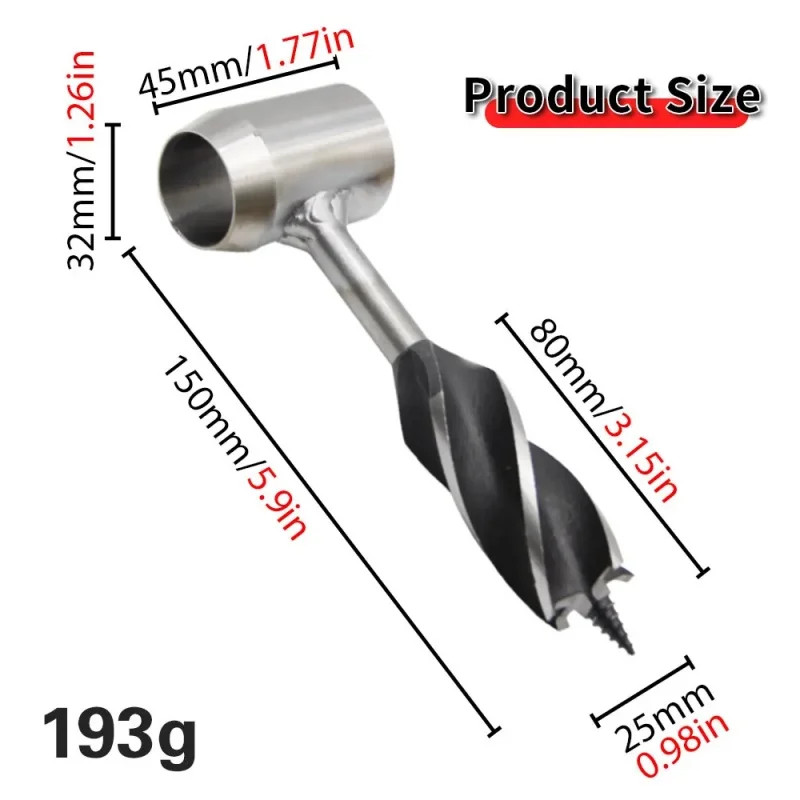 Auger Drill Bits Outdoor Survival Hand Drill Survival Gear Tool Sports Jungle