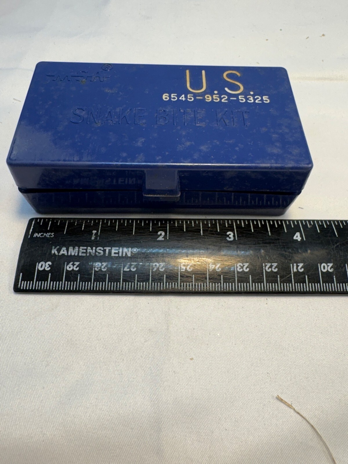 Vtg Military Snake Bite Kit, Suction w/Box USA