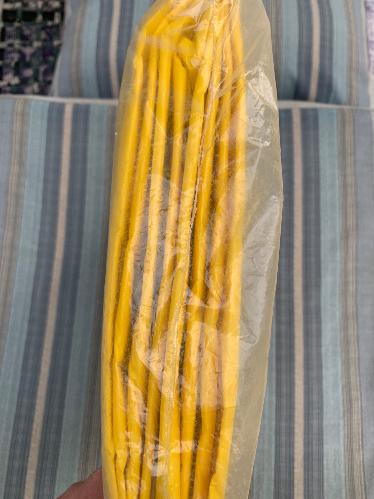 Vintage & Collectible 60″x90″ disposible high vis. yellow emergency blanket