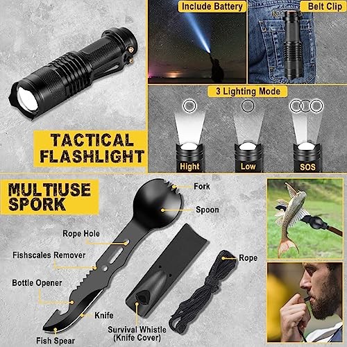 Gifts for Men Him Dad Husband, 28-In-1-Survival Kits, Men’s Gifts 16-in-1