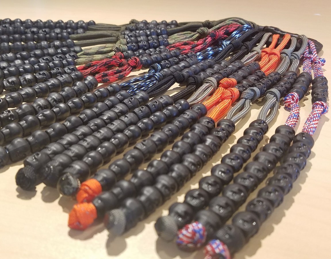 Skull Beads Ranger Pace Counter 19 colors 5000 meters US Veteran Made in USA