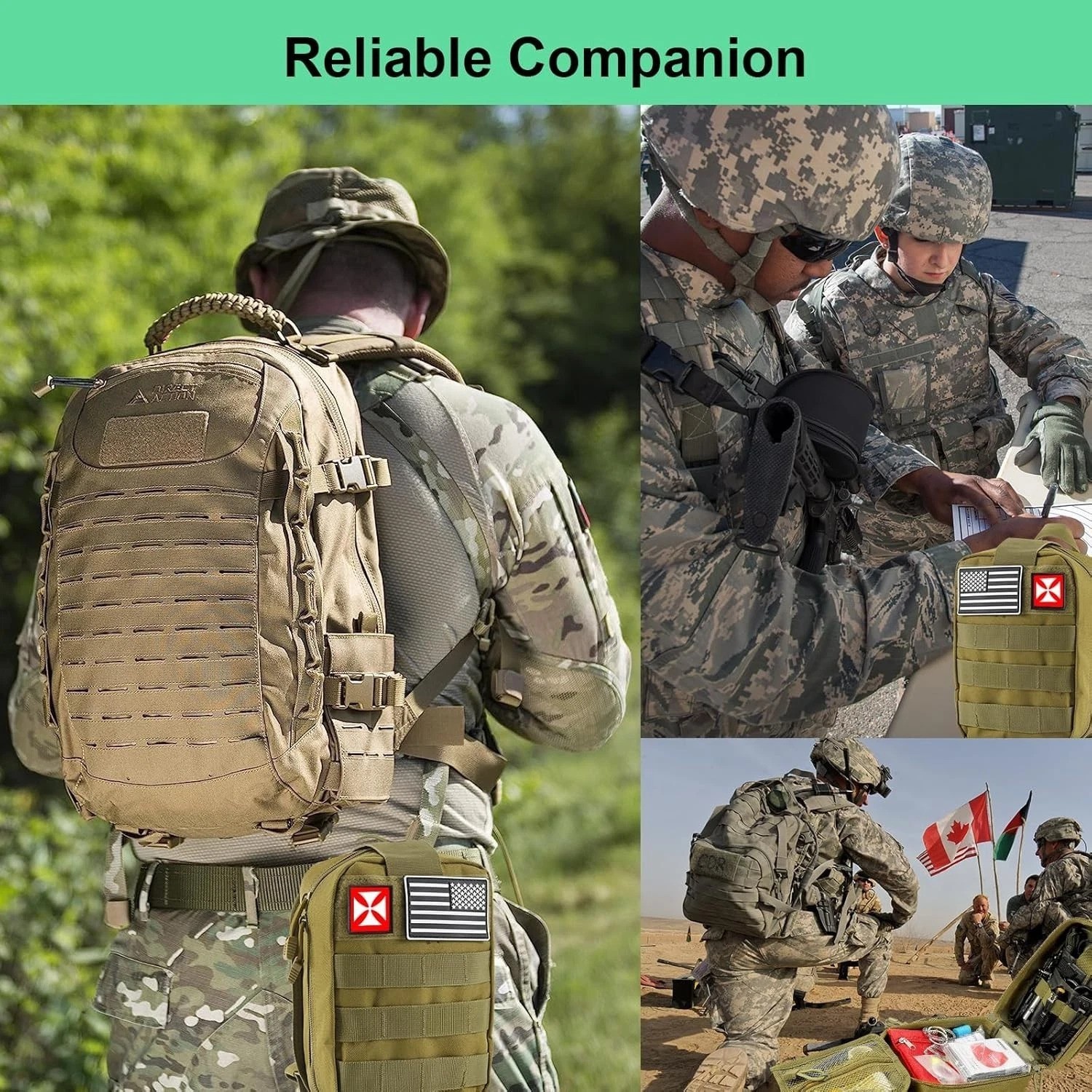 Comprehensive 256-in-1 First Aid & Survival Kit with Molle Pouch for Outdoor Use