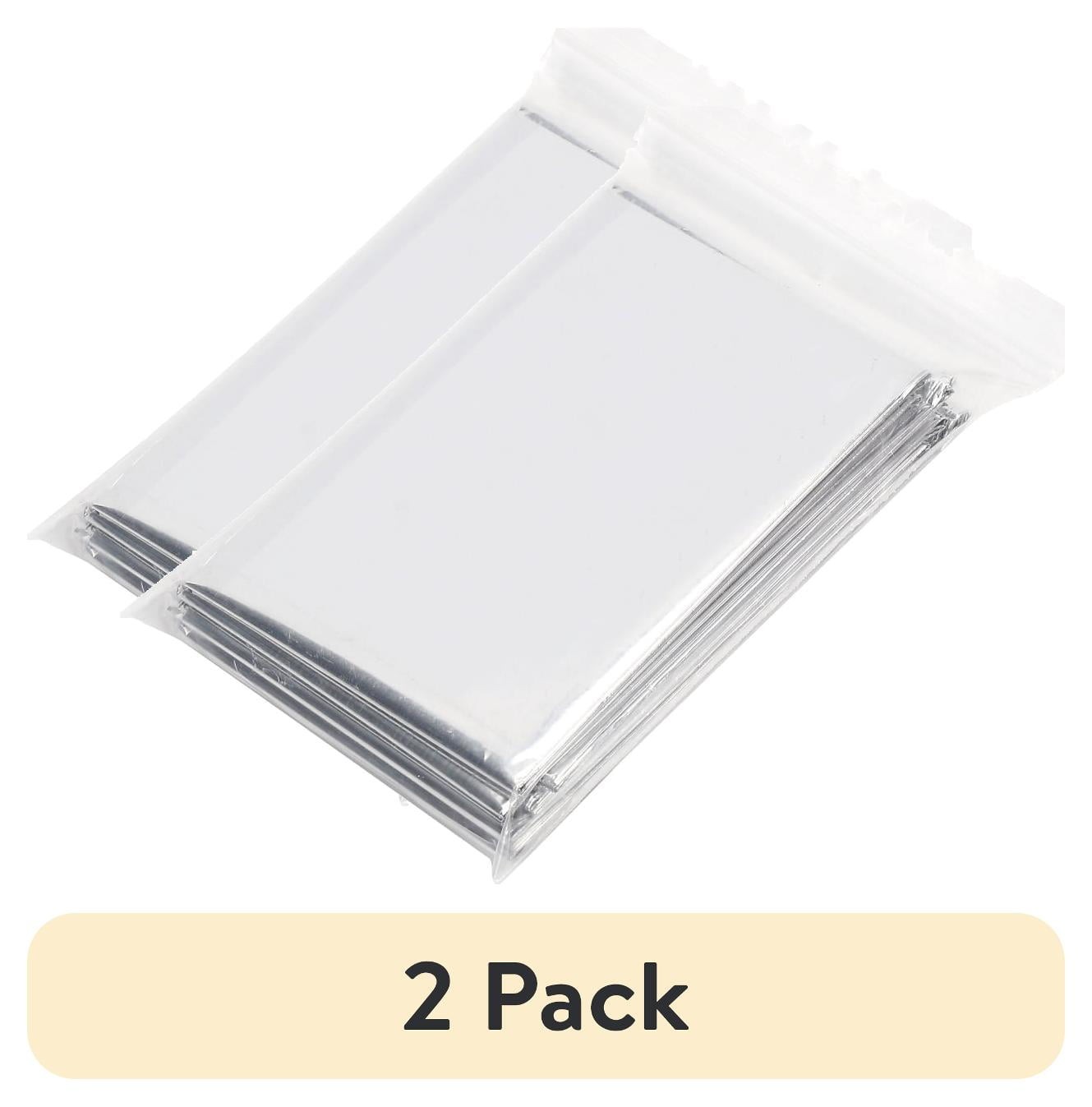 (2 pack) Ozark Trail Camping Emergency Survival Blanket, Reusable,1.5 oz