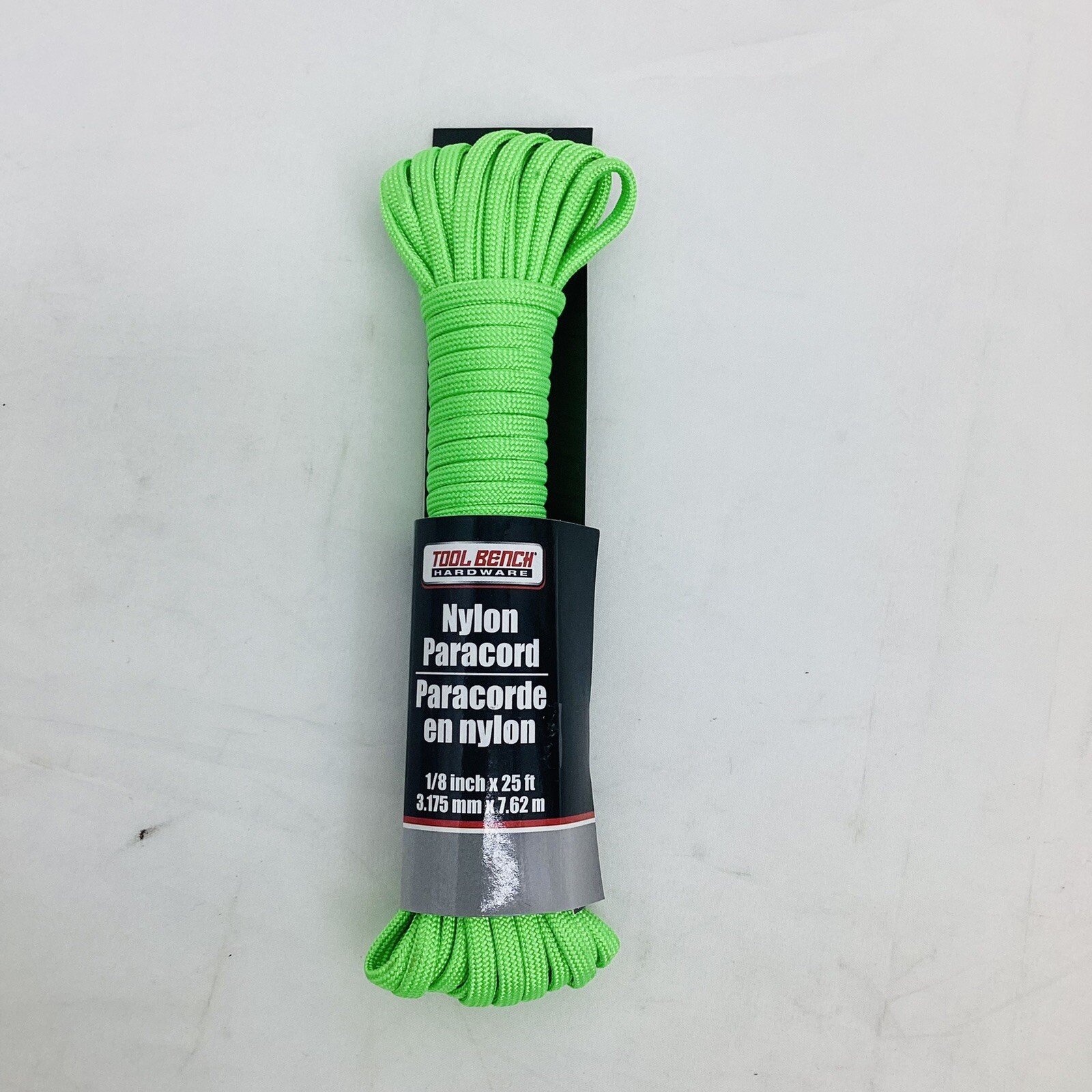 3X Green Paracord With Winder 1/8in. X 25 ft.