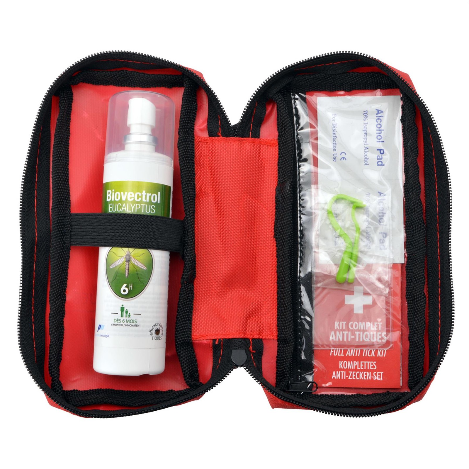 Pharmavoyag ixodida full complete first aid kit emergency ticks removal tools