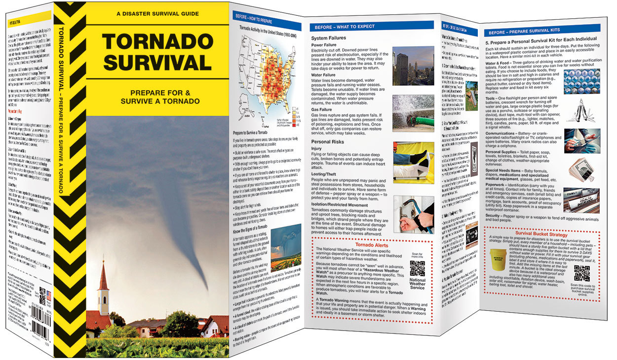 Tornado Survival – Prepare for Emergency Disaster Guide – Bug Out Bag Kit Book