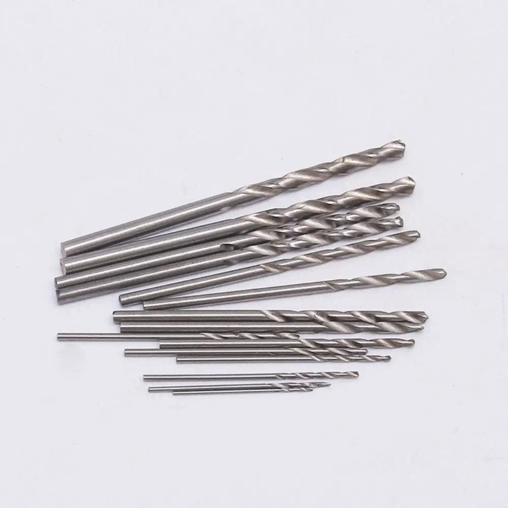 10pcs 0.5-3.0mm HSS Twist Drill Bit Set For Dremel Rotary Tool Straight Shank Mi