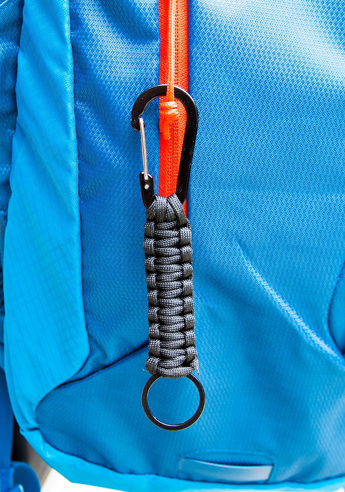 C and C Adventures Carabiner Keychain One Size, Bright Green Black