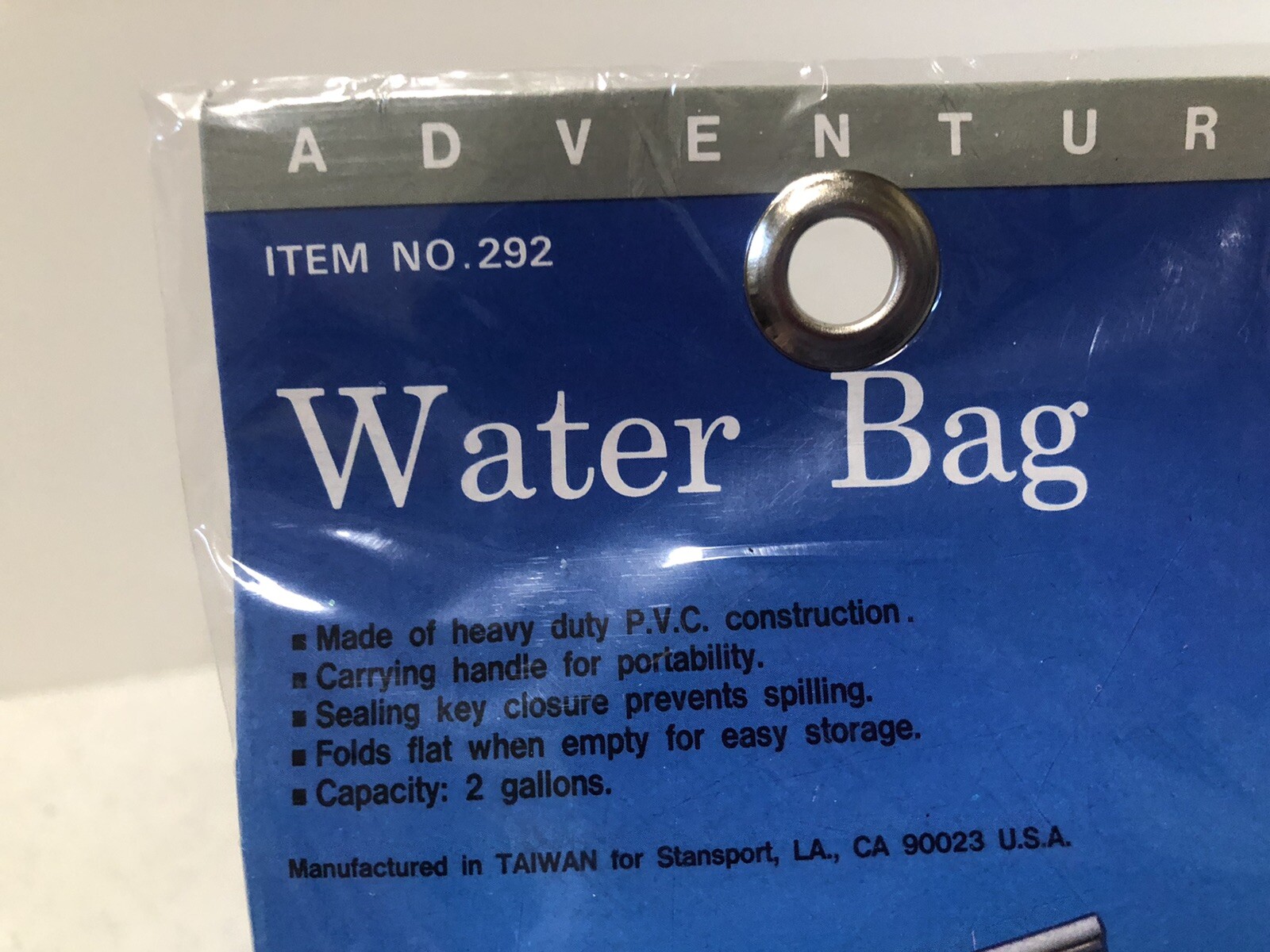 Stansport 2 Gallon Water Bag Camping Hiking Outdoor Survival #292 New