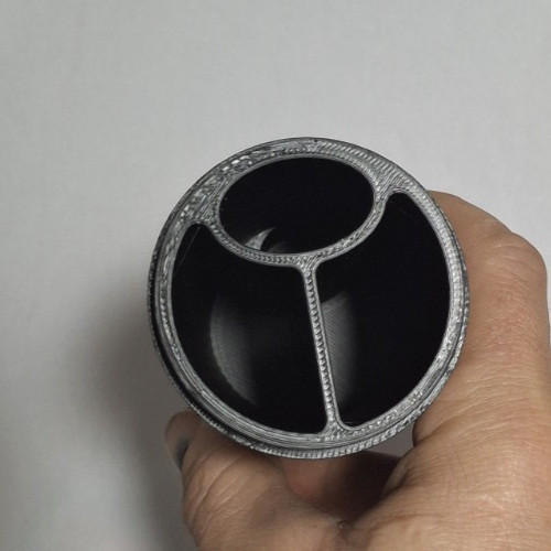 Keychain Lighter Holder (Fits Bic) + Storage Capsule | Screw-Top EDC