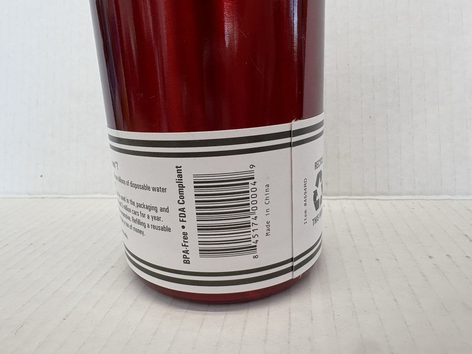 New Lifeline Water Bottle Stainless BPA-FREE – 18 Ounce Volume New