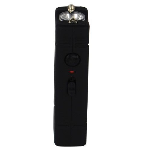 Stun Master POLICE Black MINI Stun Gun 4.4 Milliamp Rechargeable LED FLASHLIGHT