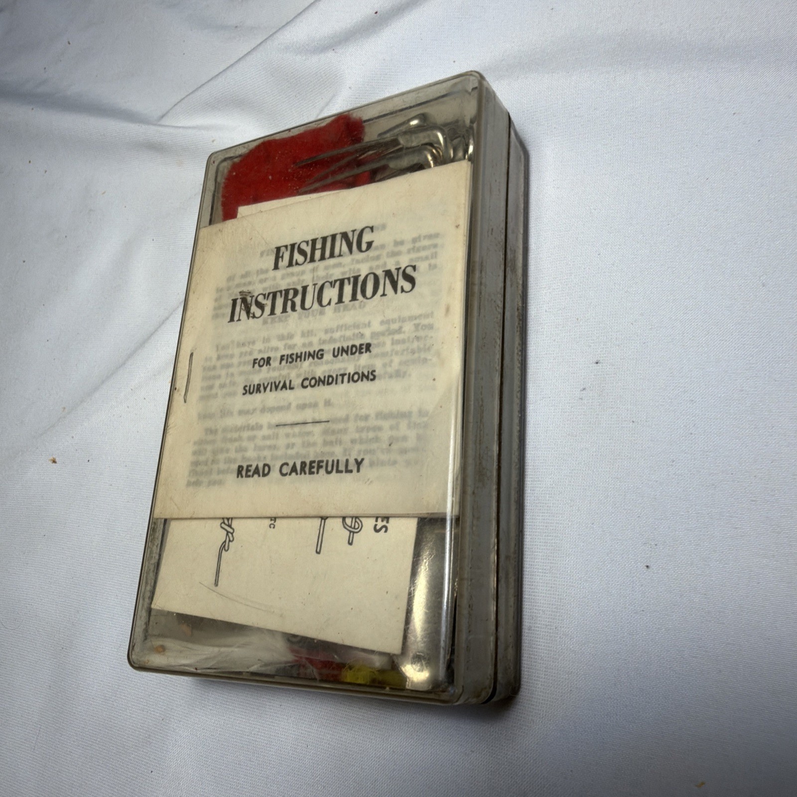 Vintage TRA-CON US Military Issue Emergency Fishing Kit FSCM 22835 (1303)O