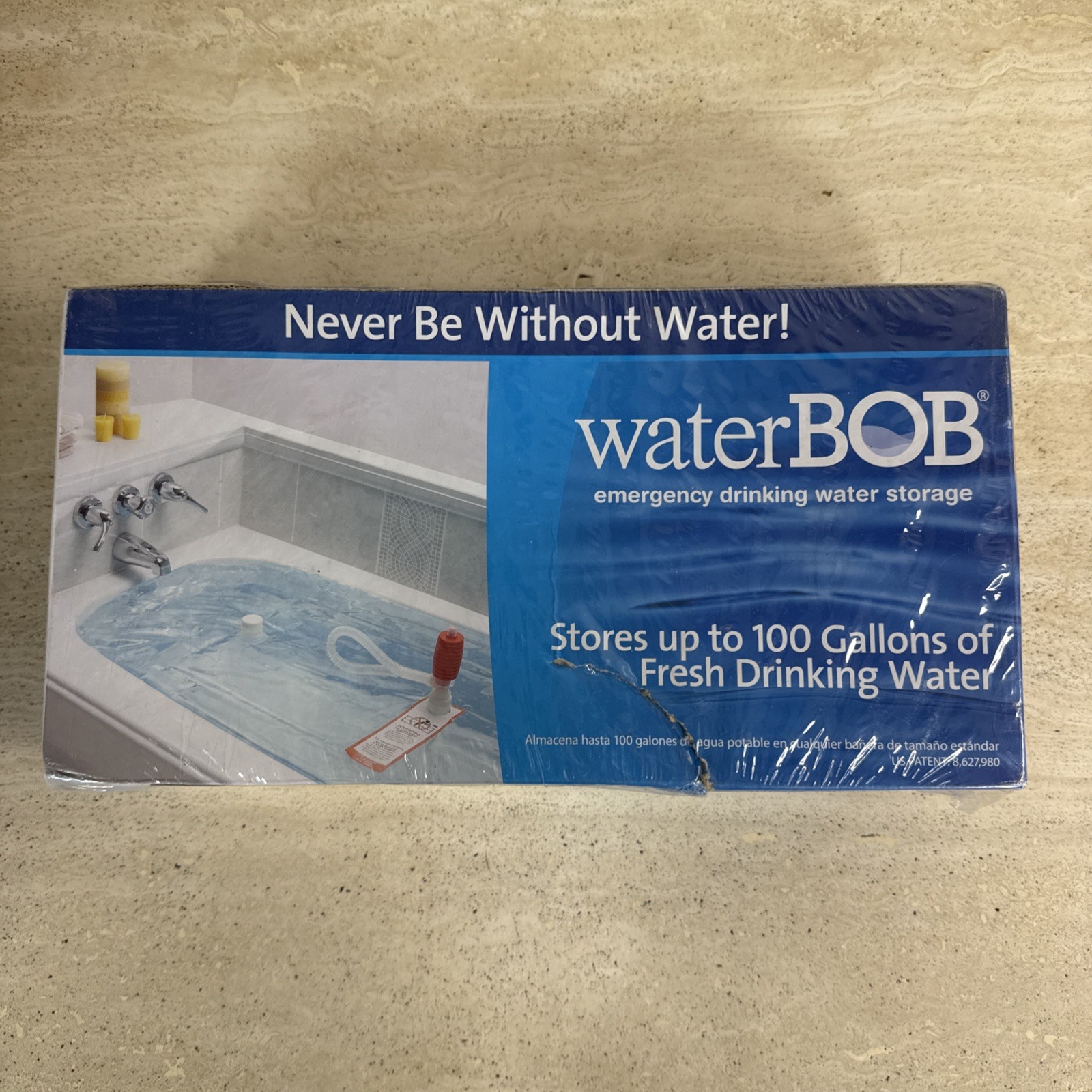 Water BOB Survival Emergency Drinking Fresh Water Storage 100-Gallons Kit-Sealed