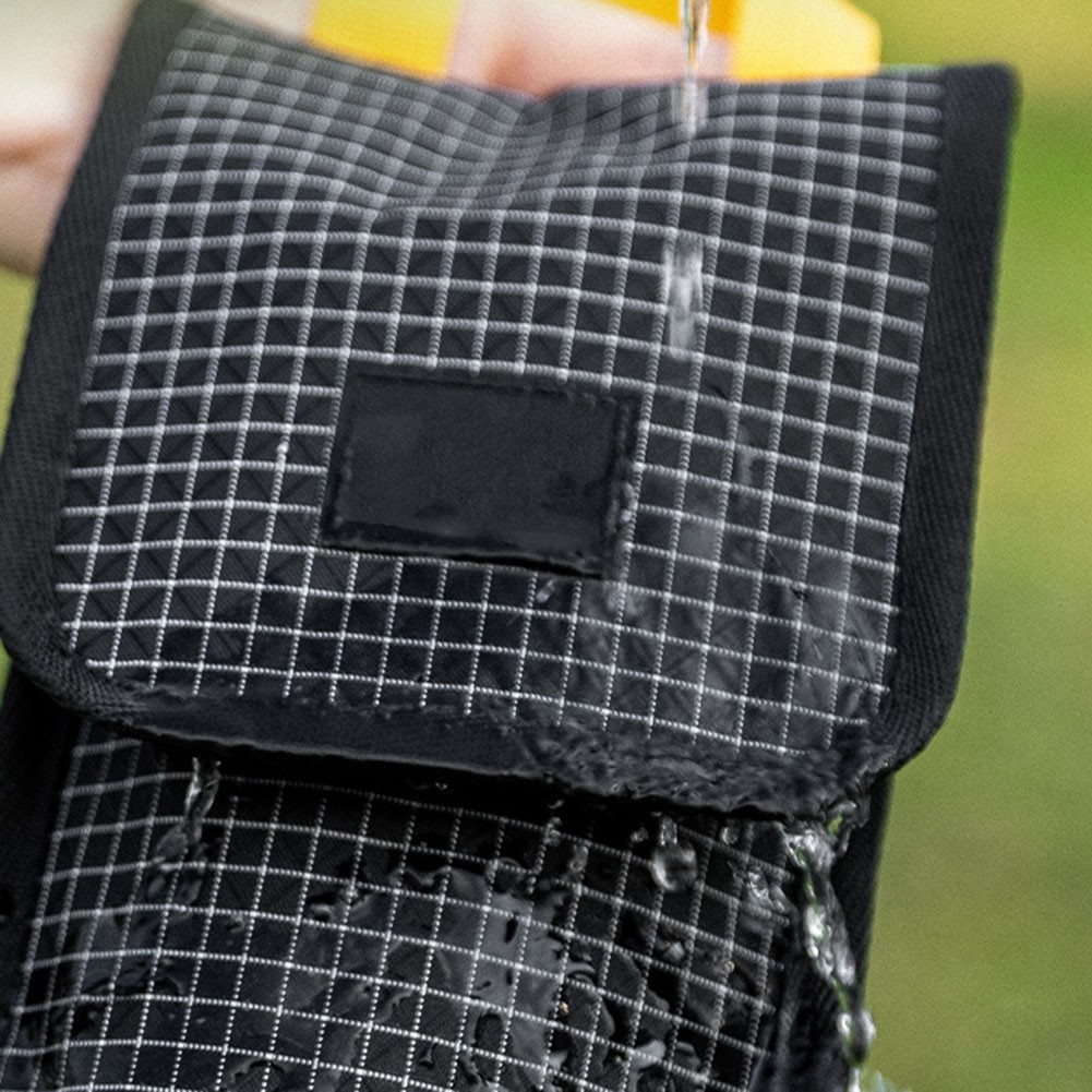 Tent Nail Storage Bag for Outdoor Use Featuring Integrated Hammer Compartment