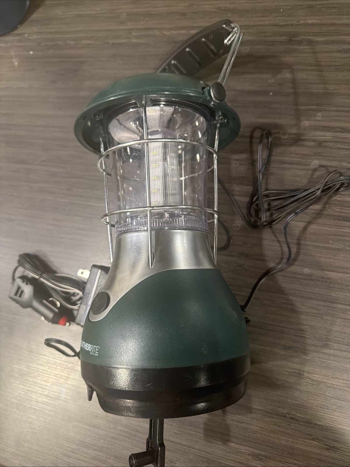 WeatherRite Solar LED Lantern Camping Light Hanging Outdoor Lamp Survival EDC
