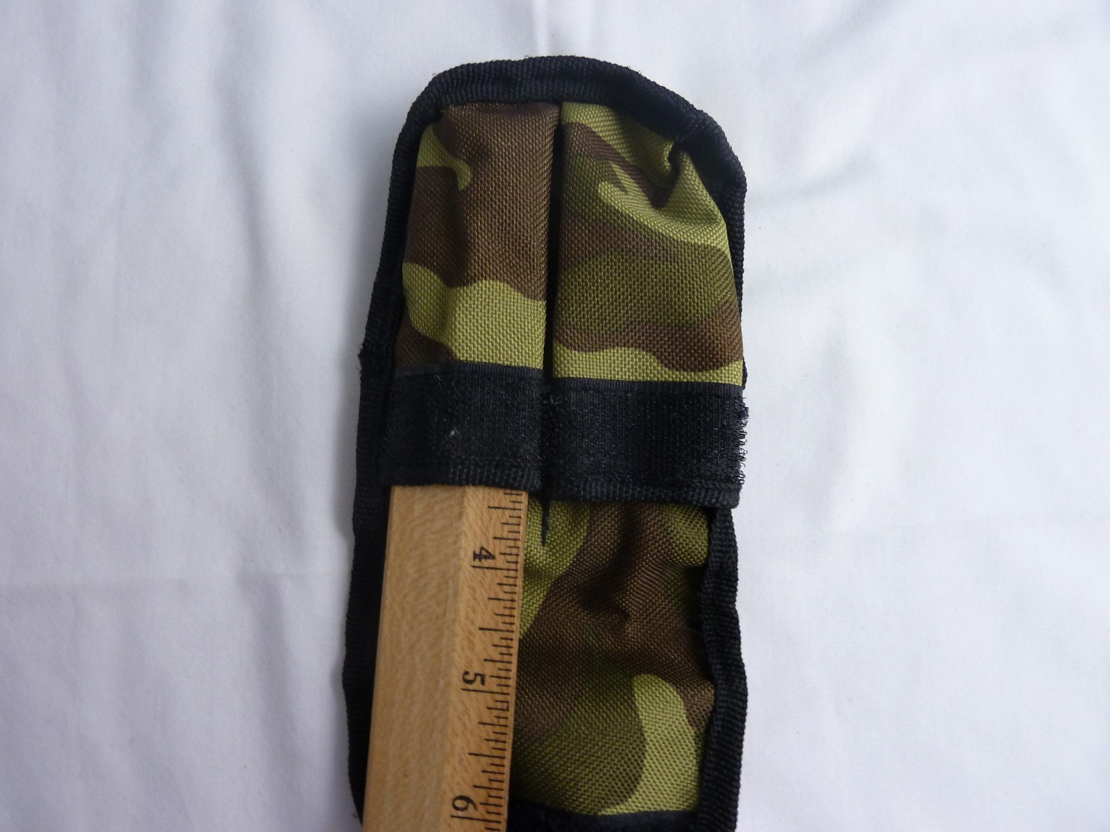 Appalachian Trail Camo Belt Pouch Hook Loop Closure 2 Section Pocket