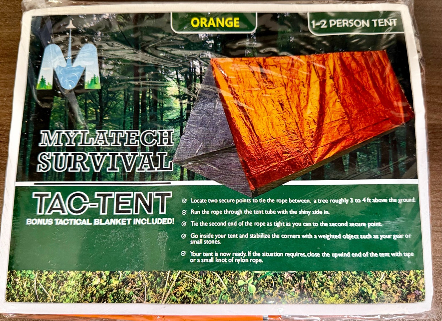 EMERGENCY TENT🔥XL TUBE TENT MADE FOR MAX HEAT RETENTION * 95%+ HEAT REFLECTION⛺