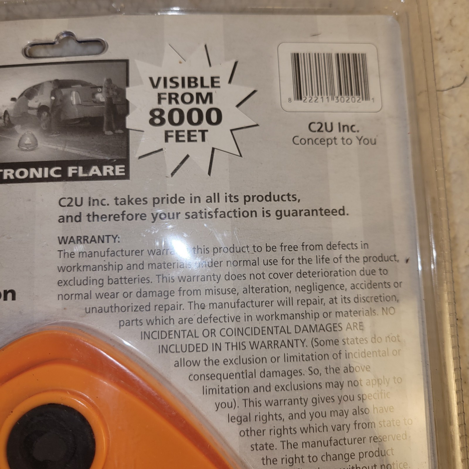 EzyFlare EZY FLARE Emergency Roadside Electronic Flashing LED Warning Light NEW!
