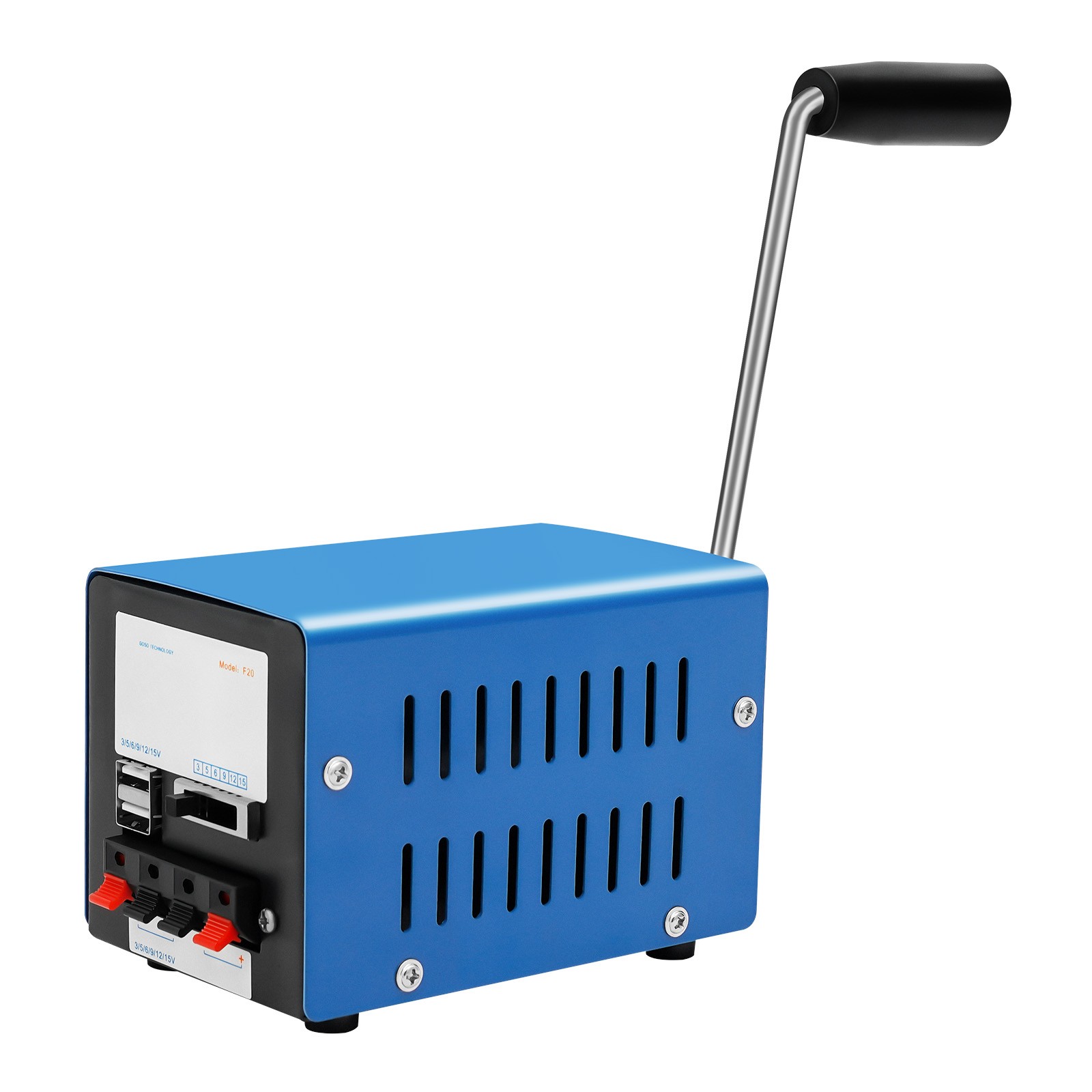 Camping Manual Crank Generator USB Hand Crank Emergency Dynamo Charger Generator