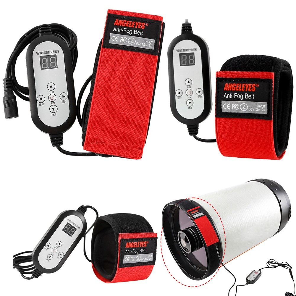 12V Active Warmer for Telescope Lens Dew Prevention and Photography Stability
