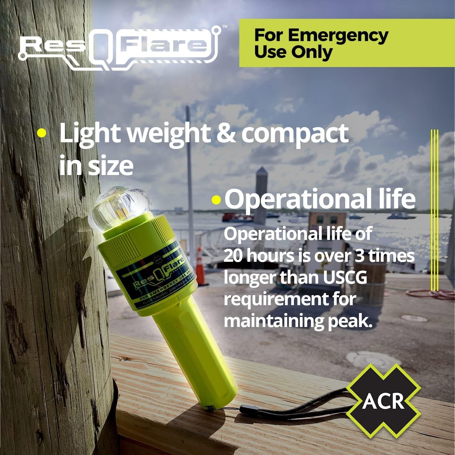 USCG Certified Electronic Distress Signal Set