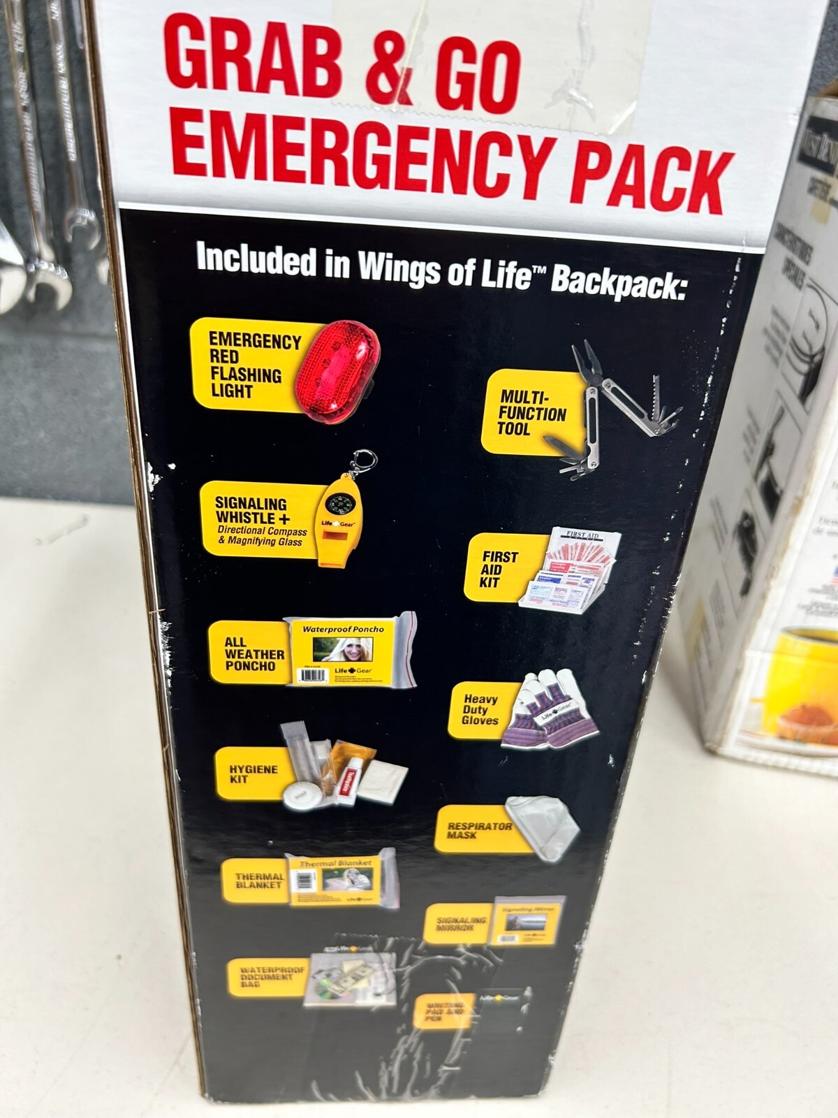 Life Gear Wings of Life 72 hour survival kit backpack