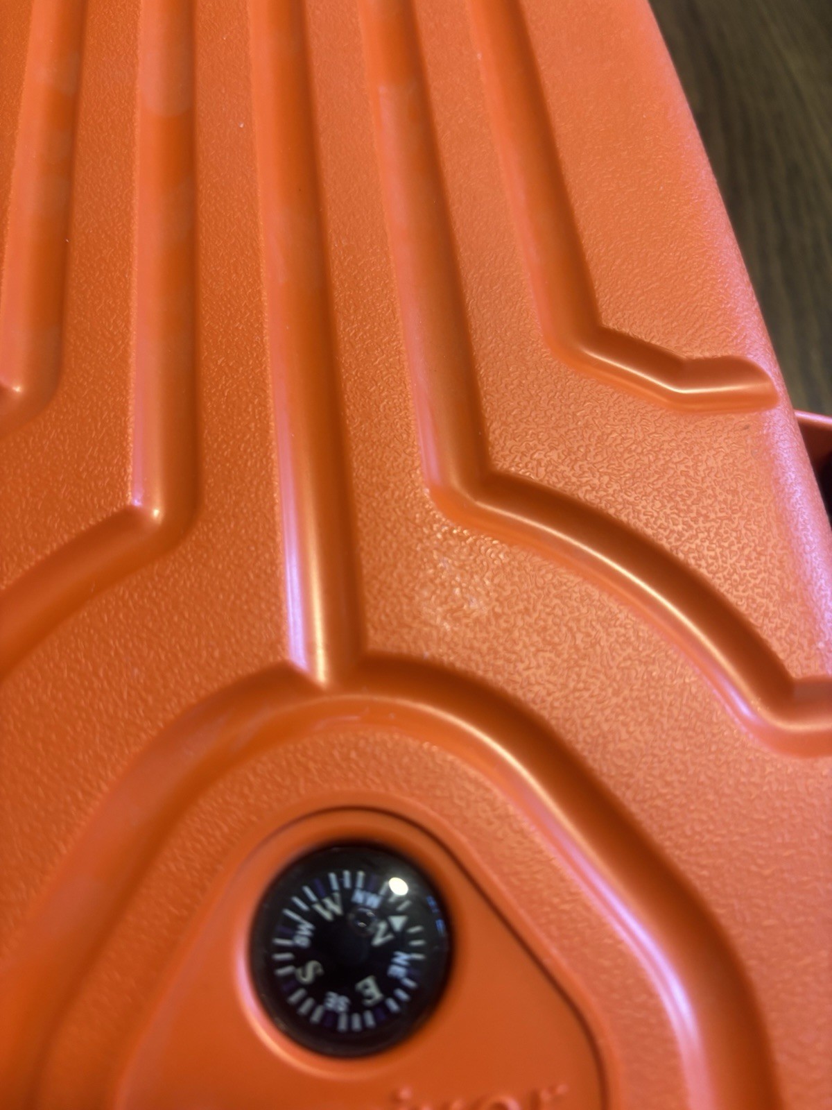 Survivor Dry Box Orange 9″ x 6″ O-Ring Seal Water Resistant Compass Camping USA