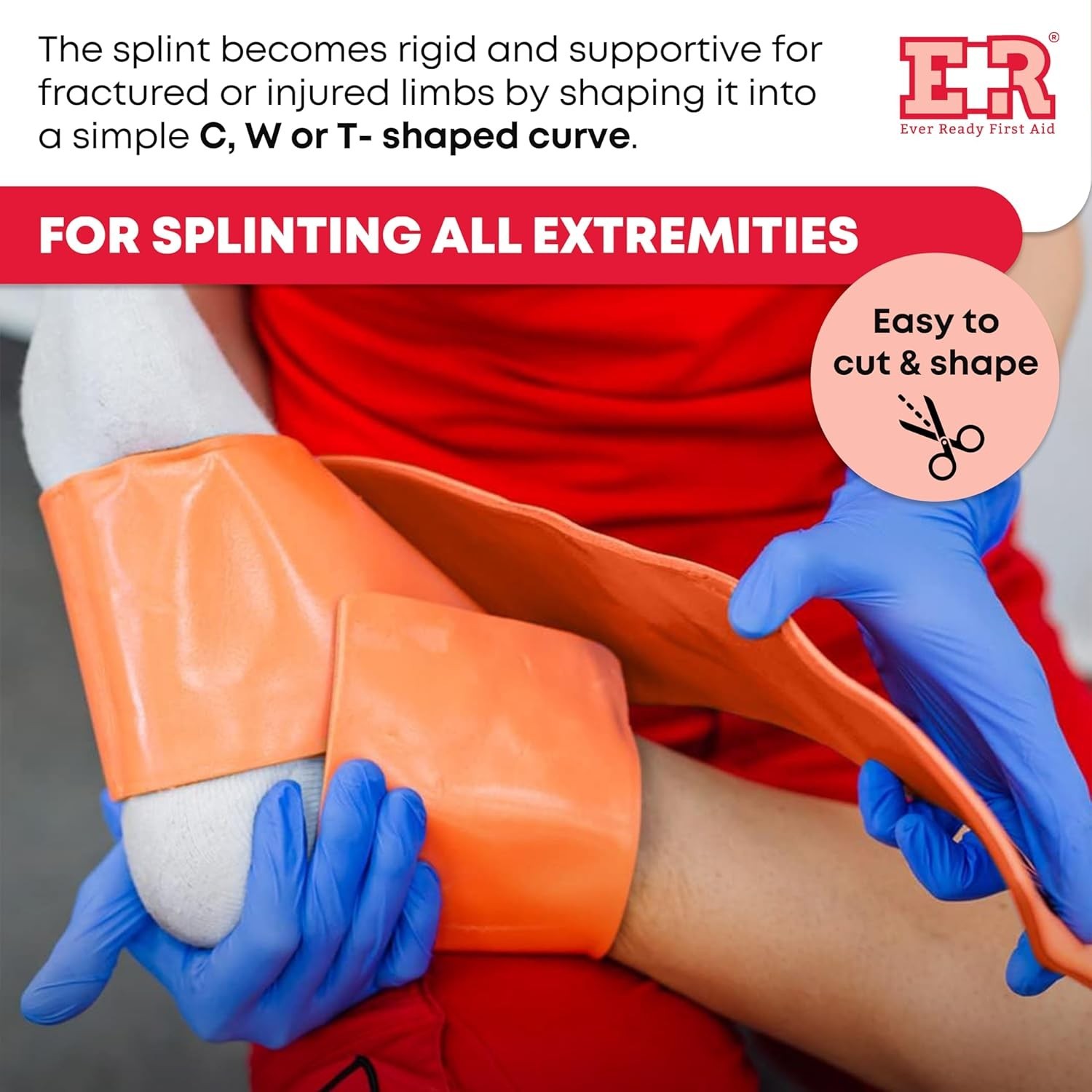 Universal Aluminum Splint, 24 Inch Rolled 1