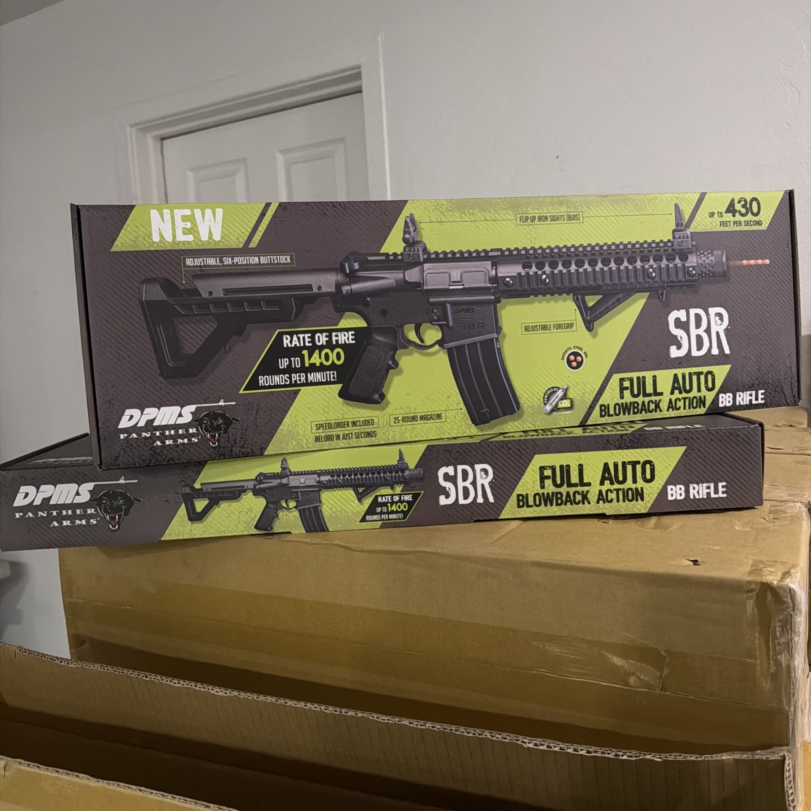 DPMS Panther Arms SBR Full Auto Blowback Action BB Rifle Model DSBR