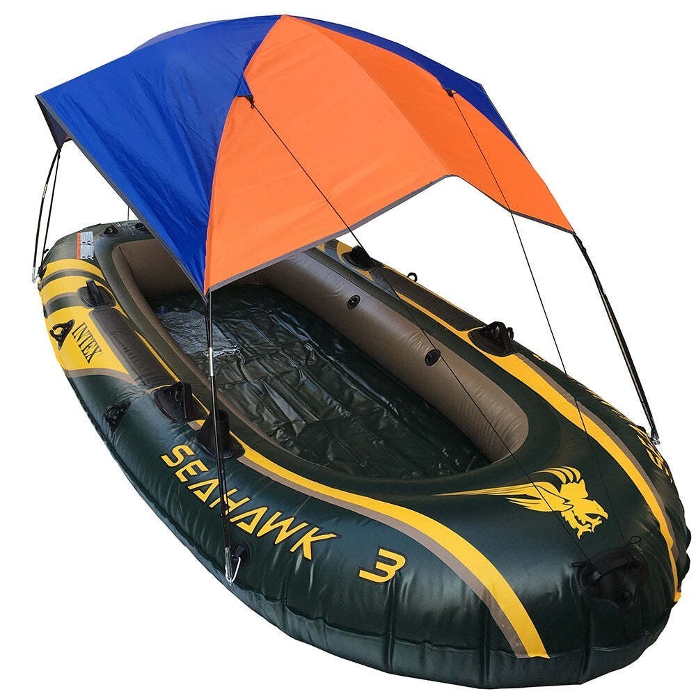 Inflatable Boat Kayak Canopy Awning Sun Shade Shelter Waterproof Tent Boat Kayak