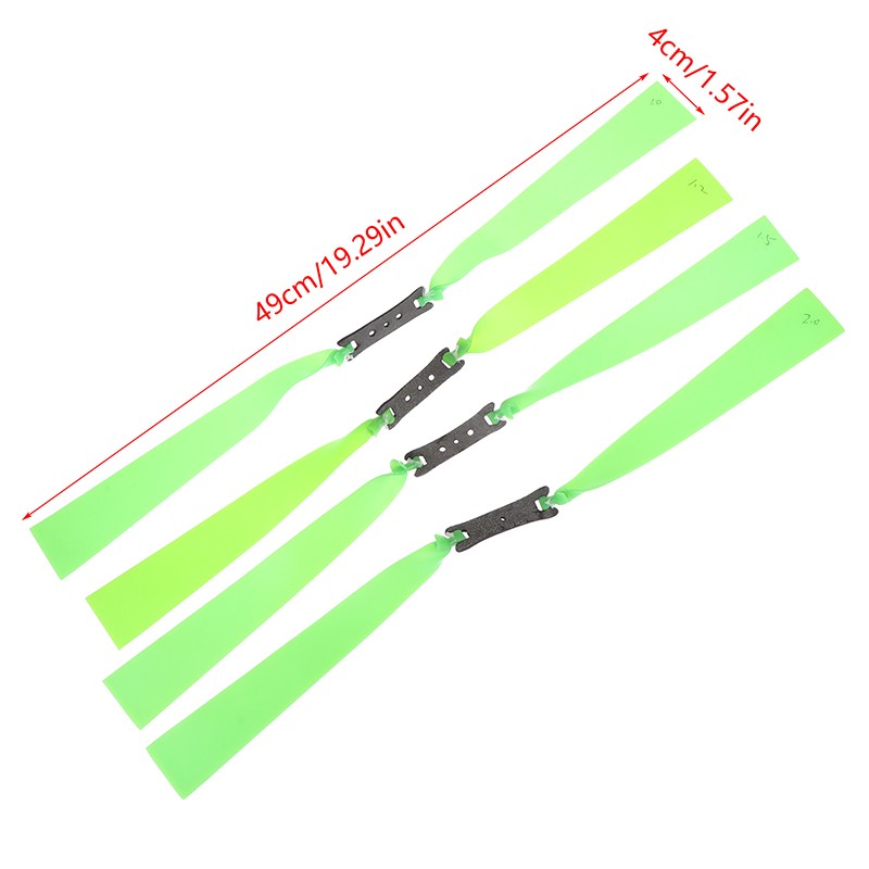 5Pcs 1/1.2/1.5/2MM Thickness Shooting Rubber Bands Hunting Slingshot Accessories