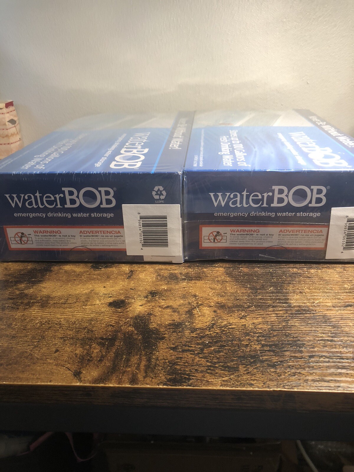 BOB Survival Emergency Drinking Fresh Water Storage 100-Gallons Kit SEALED Lot2