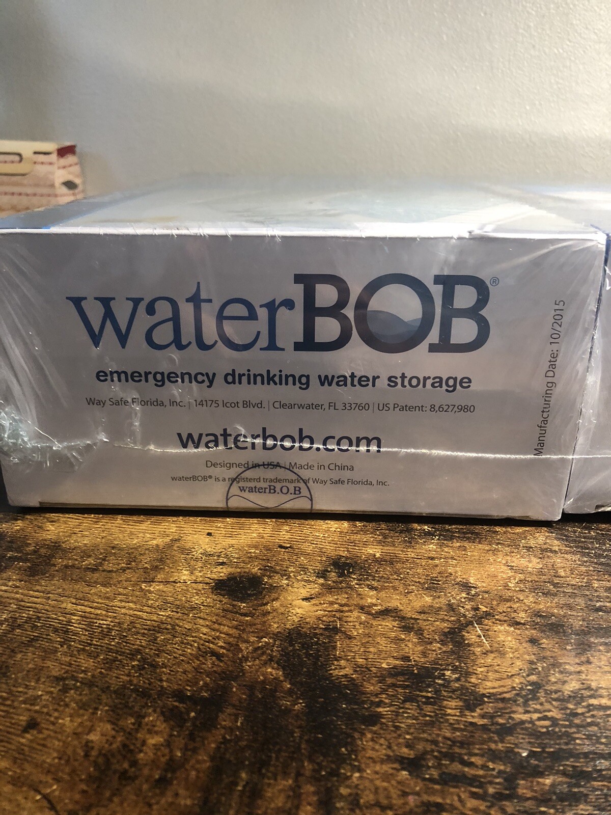 BOB Survival Emergency Drinking Fresh Water Storage 100-Gallons Kit SEALED Lot2