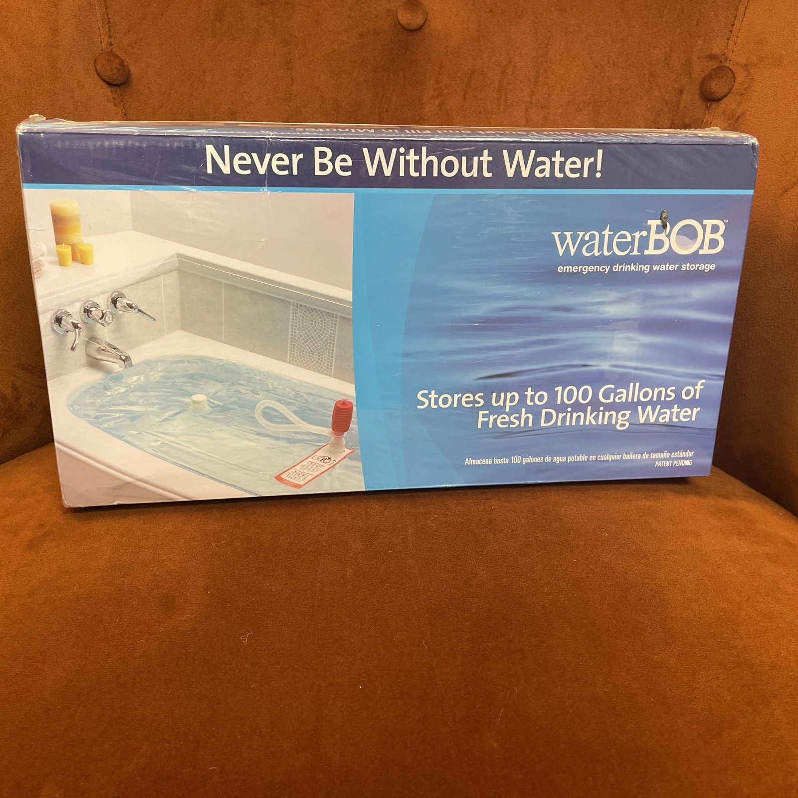 Water BOB Survival Emergency Drinking Fresh Water Storage 100-Gallons Kit Sealed
