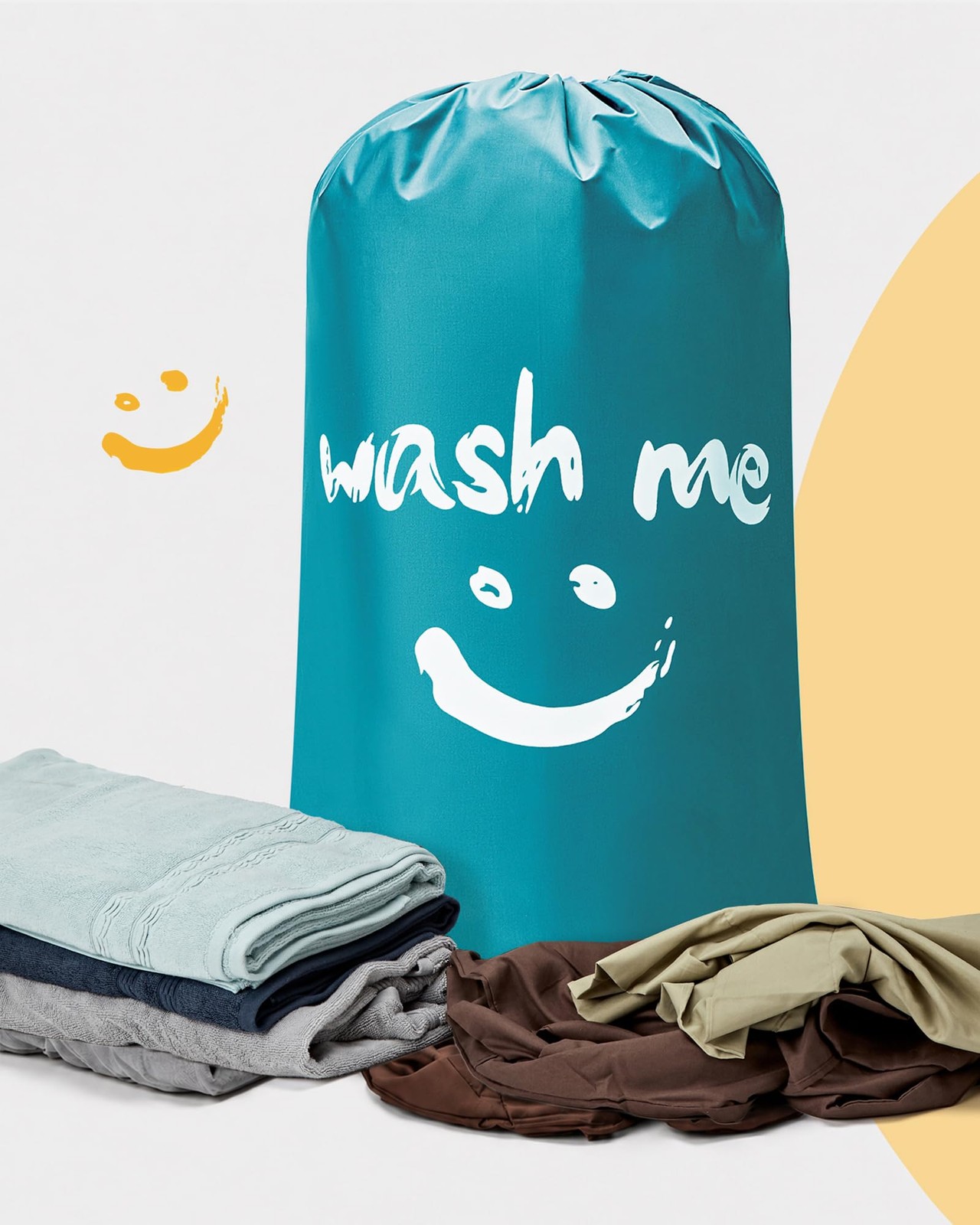 HOMEST 2 Pack XL Wash Me Travel Ⅰ- Me, (Ⅰ-Wash me)Gray & Sky Blue