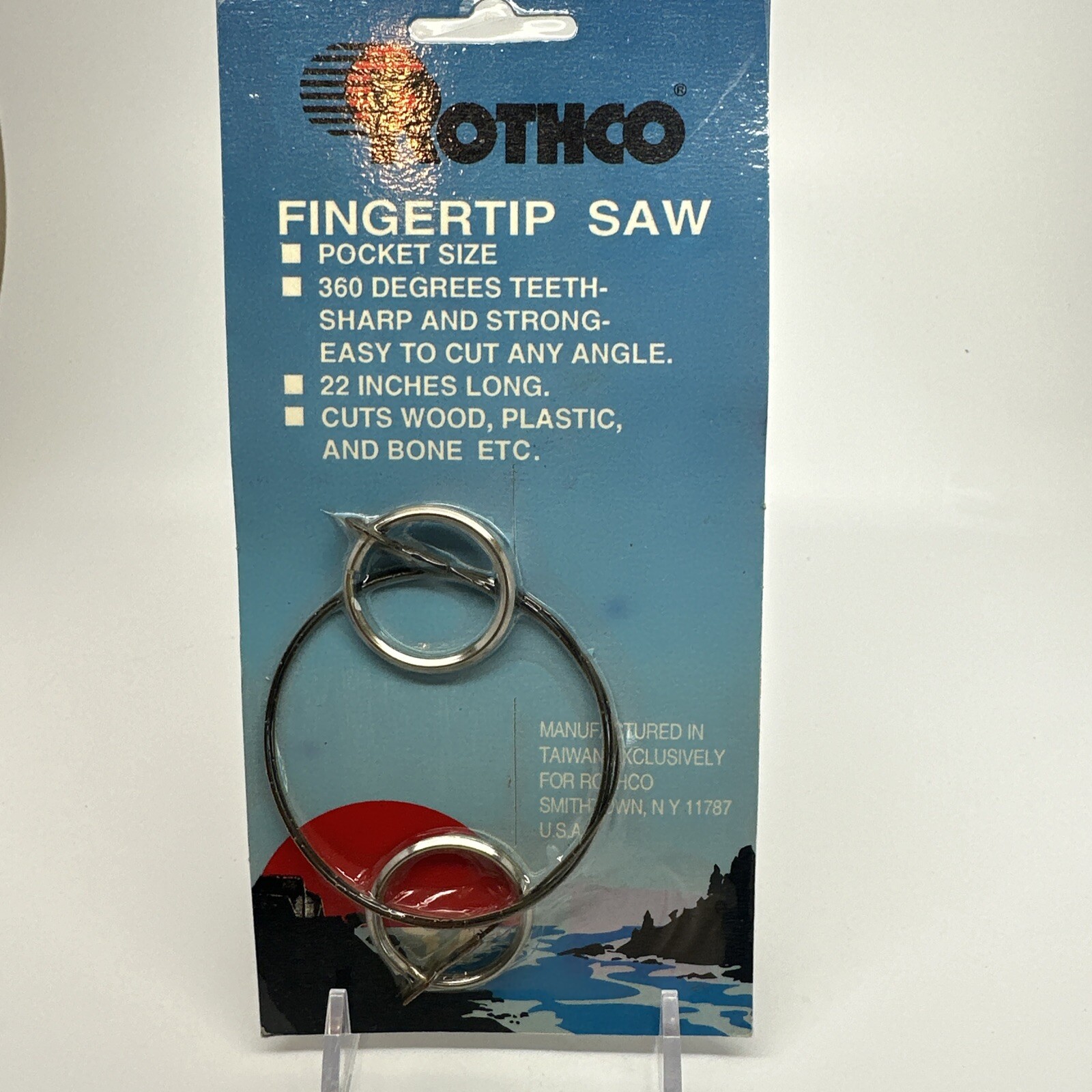 Rothco Fingertip Pocket Wire Saw 22 inch Survival Camping Tool New Sealed