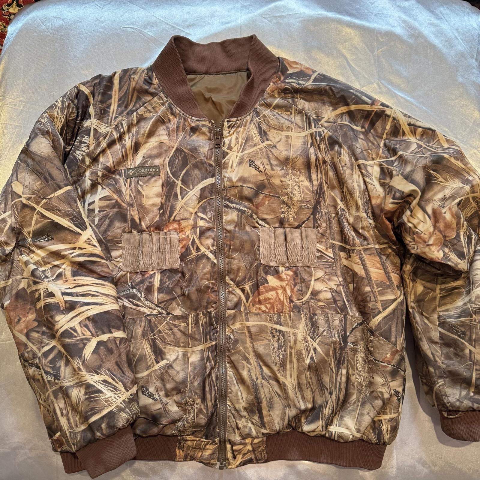 Columbia Sportswear Camo Men’s Tall 2XT Hunting Jacket Reversible NWOT Puffer