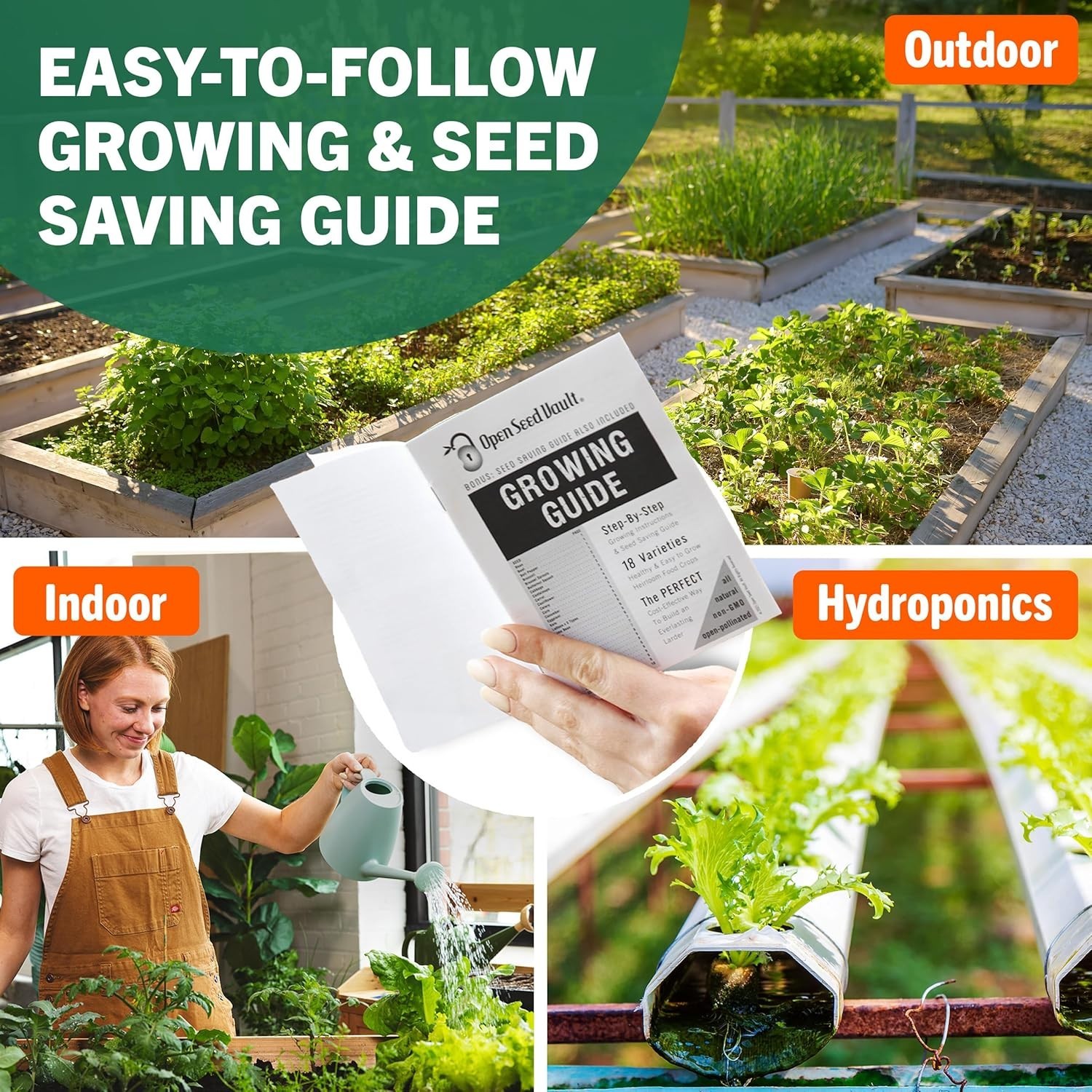15,000 Heirloom Seeds | 32 Seed Types | Survival Seeds | 2026 Season | Non GM…