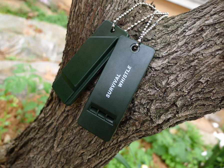 2 New Emergency Survival Whistle Rescue Tool Signal Sound Outdoor Camping Hiking