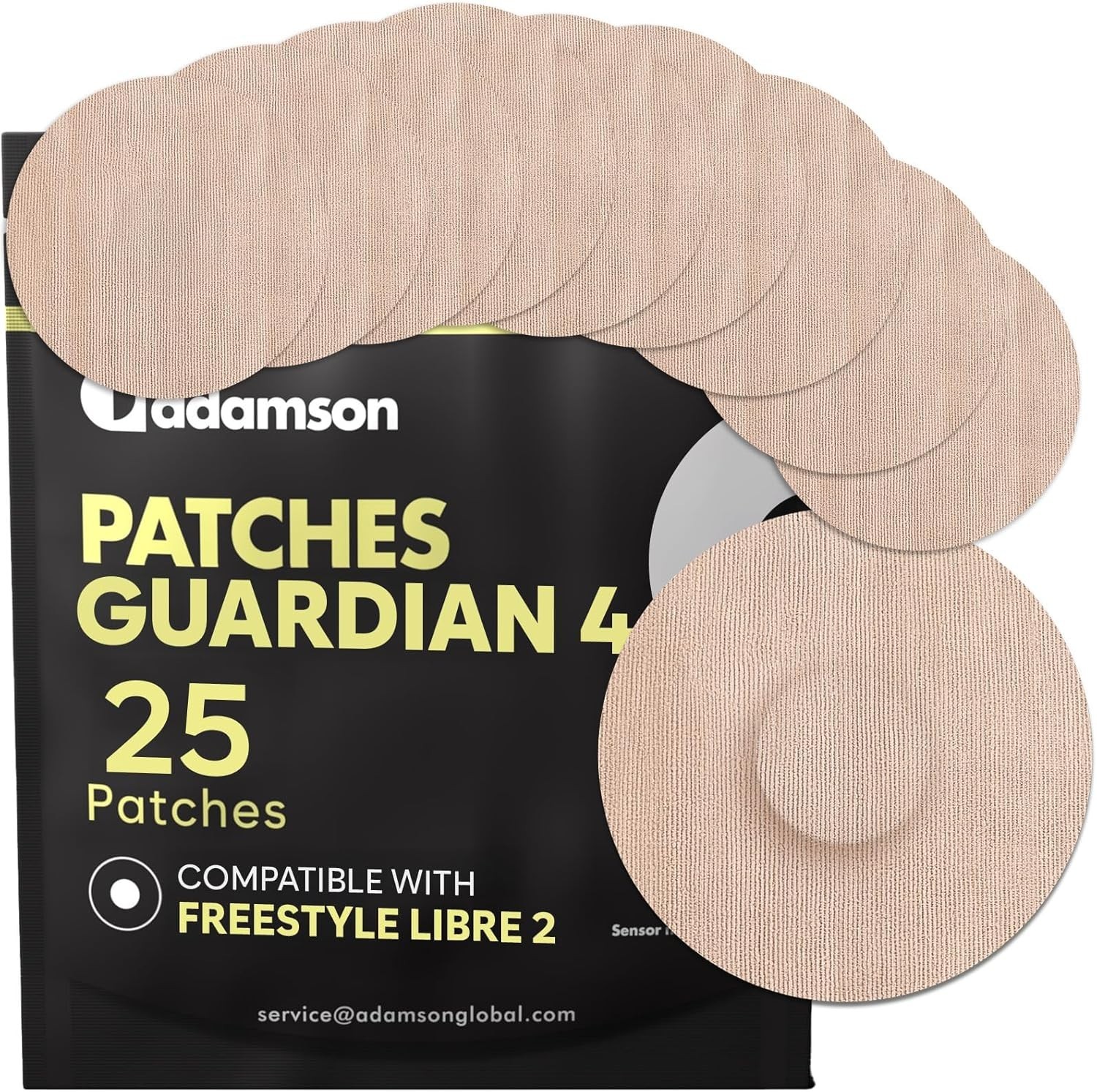 Secure & Gentle Guardian 4 Sensor Patches 25-Pack – Performance Meets Comfort
