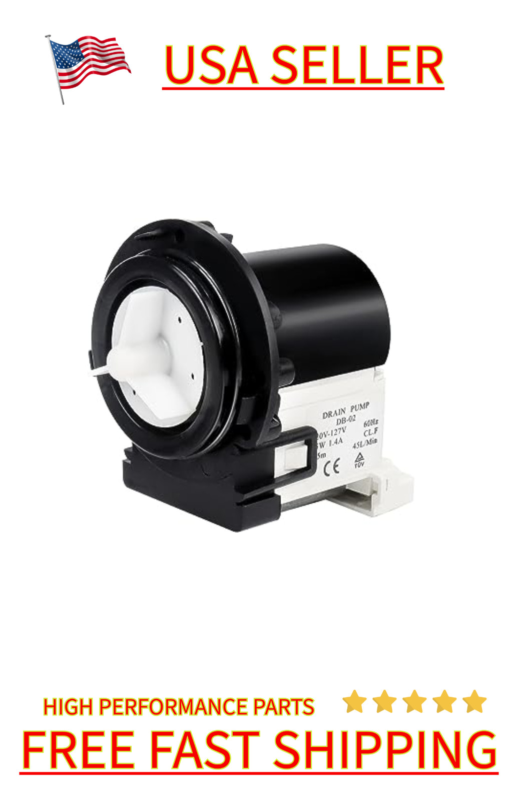 New Replacement Washer Drain Pump For LG Kenmore 4681EA2001T AP5328388 PS3579318