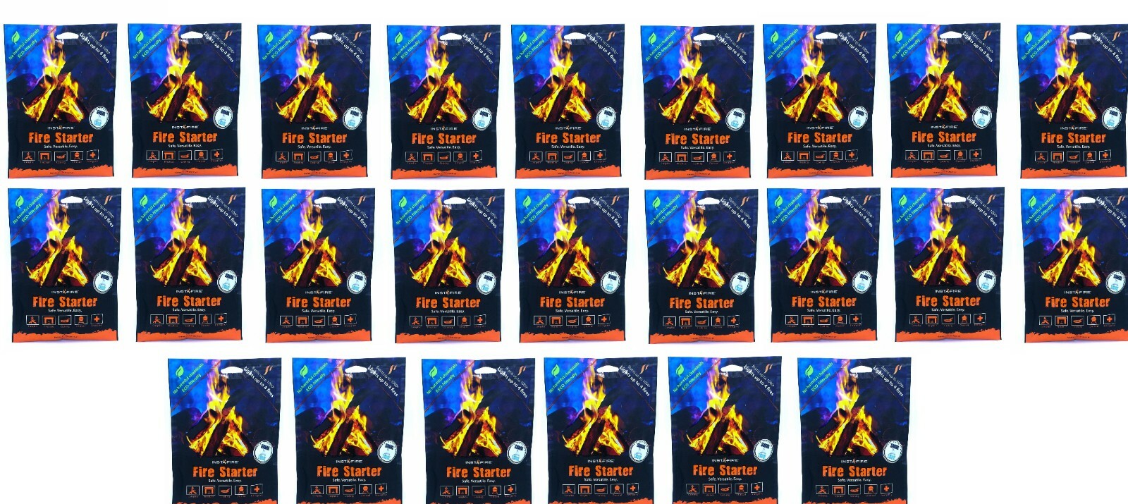 InstaFire Emergency Fuel and Fire Starter 24 Pack