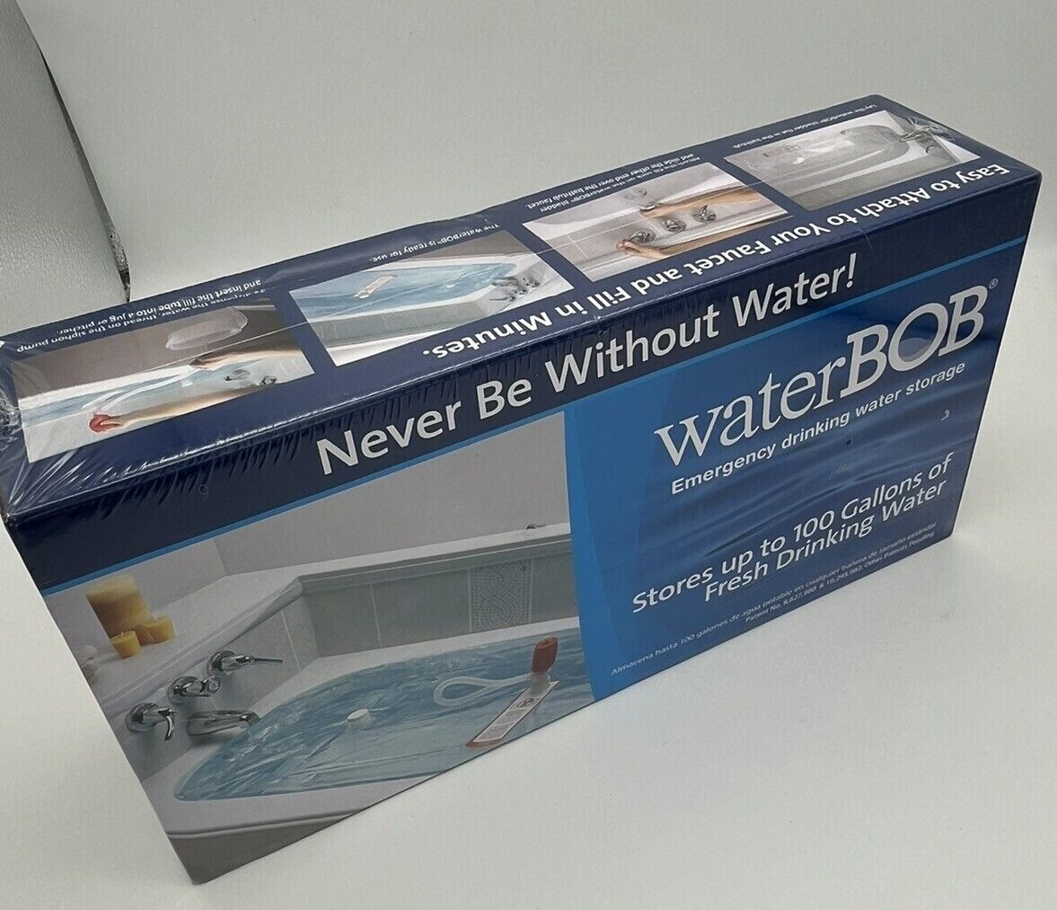Water BOB Survival Emergency Drinking Fresh Water Storage 100-Gallons Kit Sealed